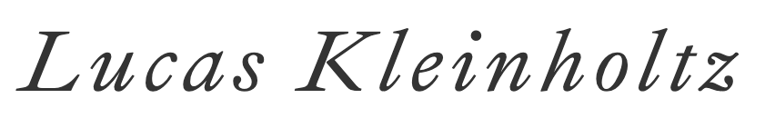 Lucas Kleinholtz